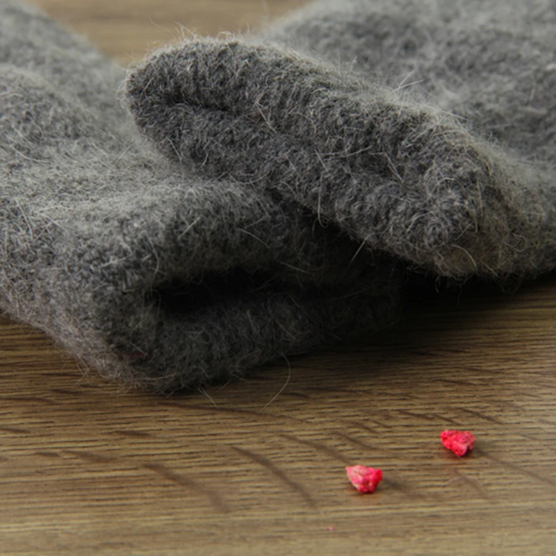 Gloves Women Winter Woolen Thicker Warm Solid Simple All-match Womens Fashion Daily High Quality Casual Chic Females Harajuku