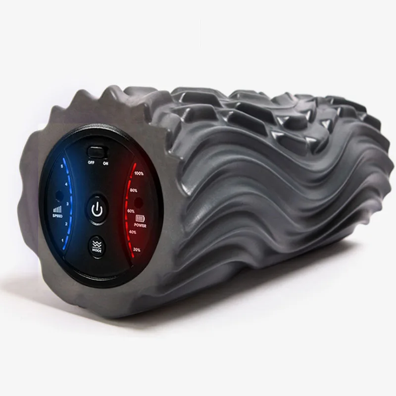 Electric yoga column high-end 5 file electric muscle relaxation stovepipe vibration massage yoga column foam shaft Electric yoga column high-end 5 file electric muscle relaxation stovepipe vibration massage yoga column foam shaft