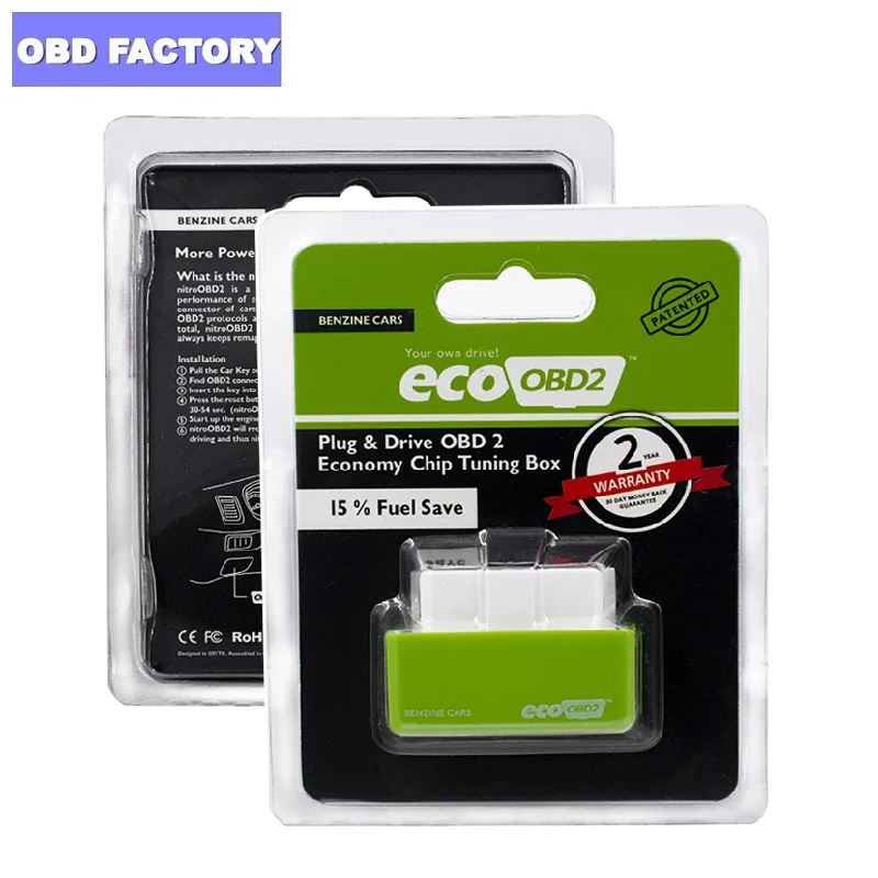 EcoOBD2 ECU чип тюнинг бокс штекер OBD2 Eco экономичный Тюнинг OBD экономия топлива для