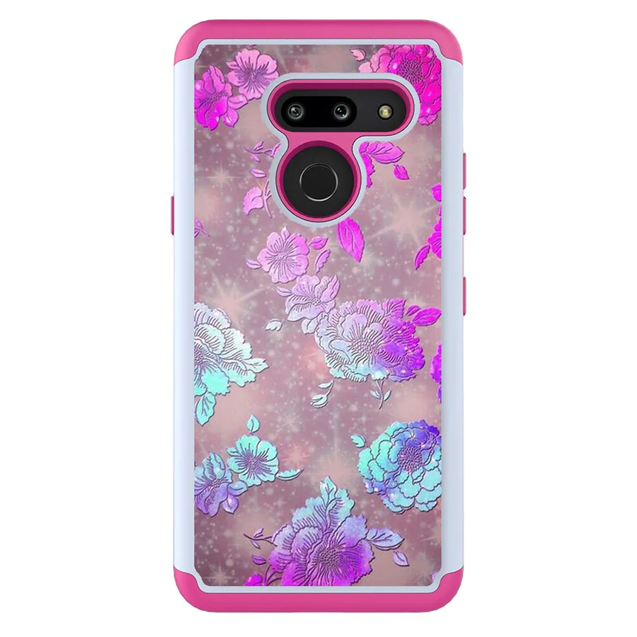 Для LG G8 ThinQ G820UM TD-LTE США чехол для LG Alpha Prime G820N G 8s ThinQ чехол бронзовые Кожаные чехлы 6," 2 в 1 текстурированная оболочка