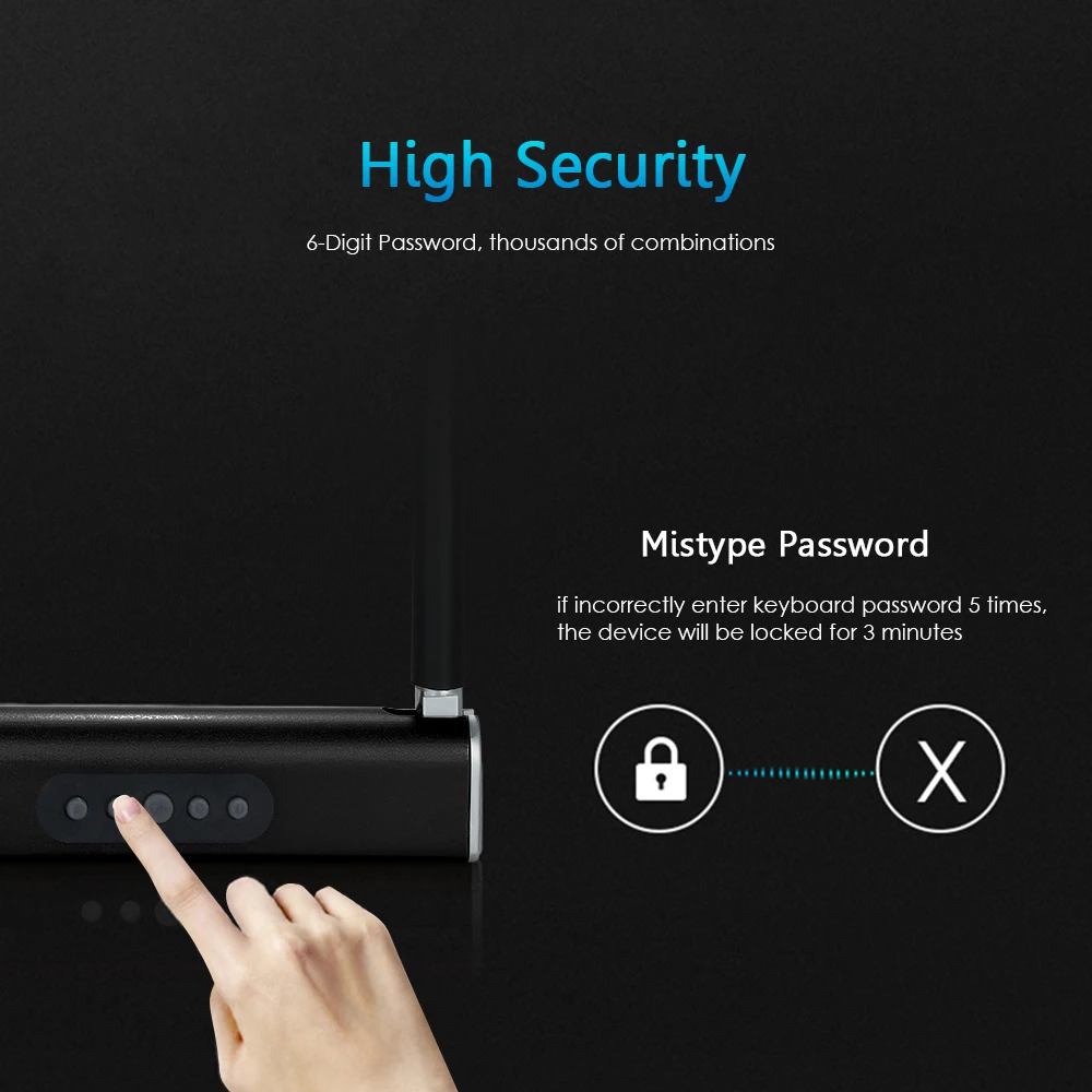 

Hot Battery Operated BT Smart Keyless U-Type Door Lock APP / Keyboard Password Unlock Anti-Theft Padlock for Bicycles Motorcycle