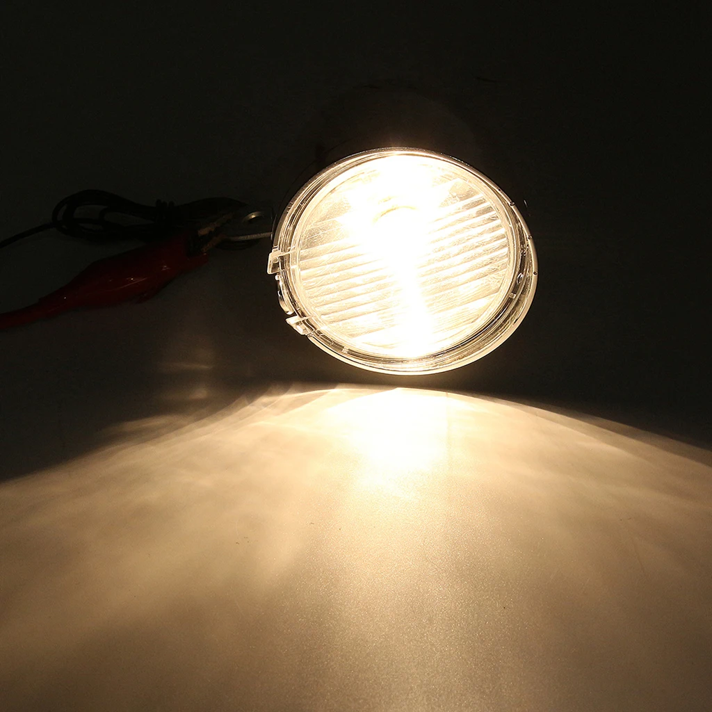 Bicycle Lights with 3W 6V Alogen Bulb Warning Light Mini Headlights Cycling Mountain Bike