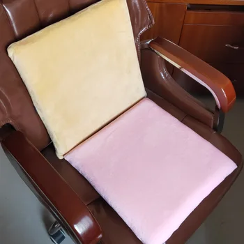 

Square Crystal Velvet Cushion Chair Cushion Office Cushion Padded Student Cushion Memory Cotton Stool