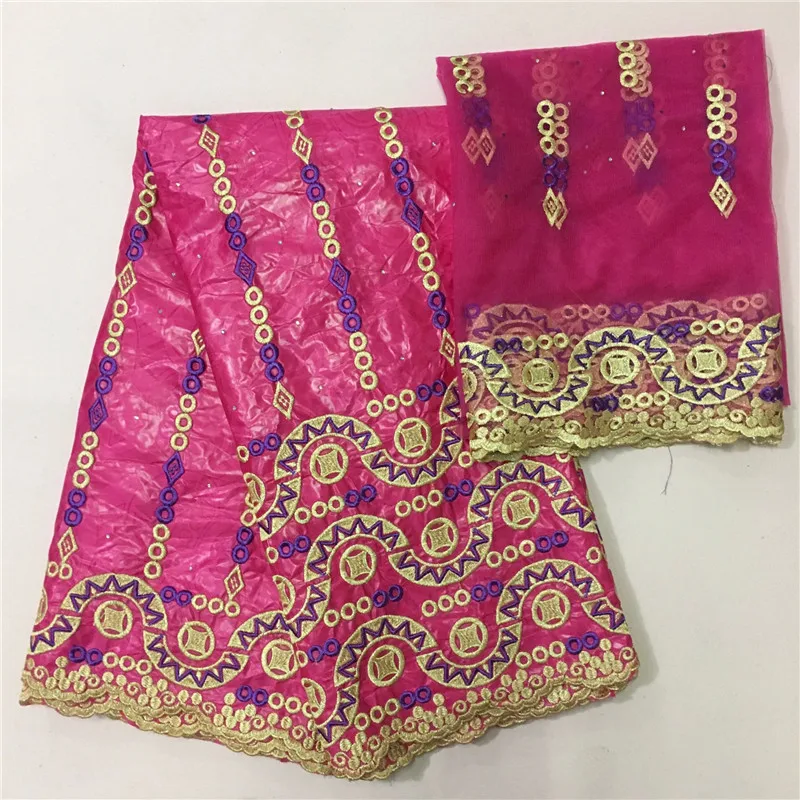 Новое поступление африканская Базен riche ткань с бисером шнур кружевная ткань морская парча ткань для свадьбы KY090915