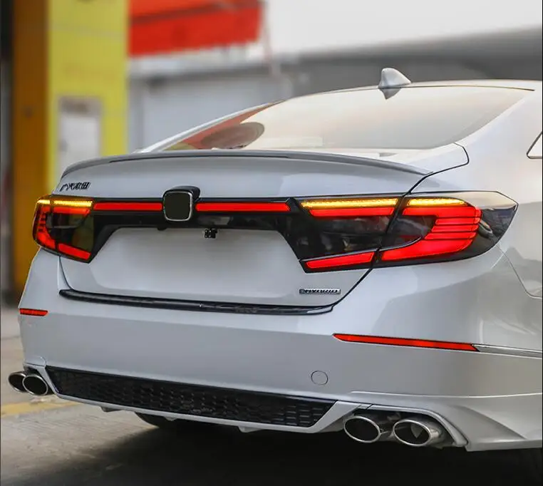 

Светодиодный подсветка для багажника Honda Accord 10, 2018, 2019, 2020, 2021, 2022, задняя лампа, лента, светодиодный ная подсветсветильник, сигнал поворота, ширина
