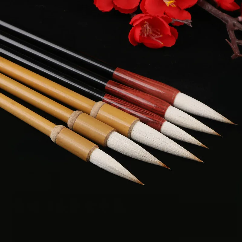 Chinese Calligraphy Brushes Set Chinese Painting Calligraphy Brushes 3pcs Chinese Painting Calligraphy Brush Pen Tinta China chinese calligraphy brush set caligrafia 3pcs wolf hair writing brush calligraphie weasel multiple hair brush pen tinta china