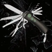 Открытый Кемпинг из нержавеющей стали Портативный многофункциональный швейцарский многофункциональный инструмент со вставными ножами Нож EDC инструмент складной нож выживания армейский нож