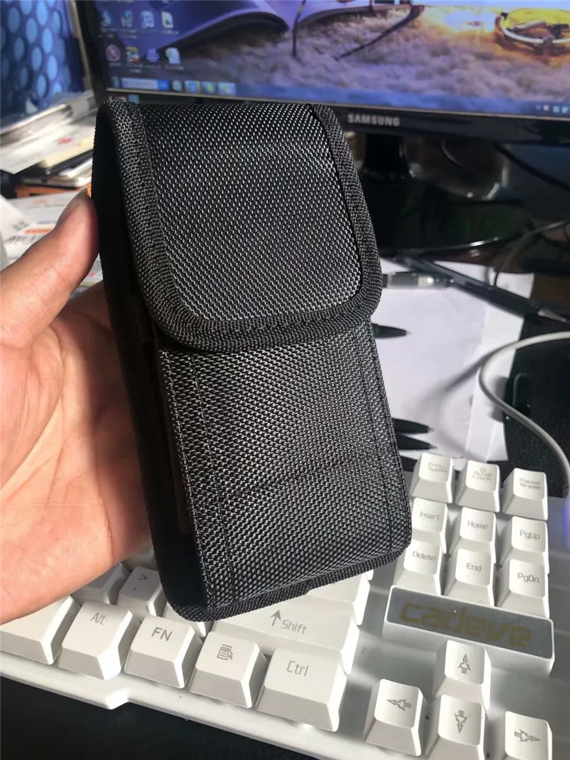 Casual Phone Bag Pouch For iPhone 11 Pro Max X 8 7 6 6S Plus 5 5S SE 5C 4 4S Xr Xs Max Case Belt Clip Holster Oxford cloth Cover