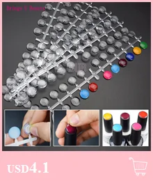 7 Wells Design Plastic Palette Art Paint Drawing Tray Color Palettes with Brush Stand Hole for Oil Watercolour Nail Acrylic Pain
