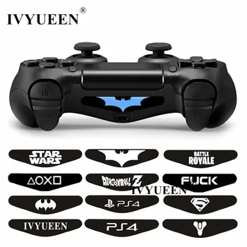 

IVYUEEN 2 pcs For Dualshock 4 PS4 DS4 Pro Slim Controller LED Light Bar Decal Sticker Cover for PlayStation 4 Control Game Skins