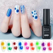 7 мл гель лак акварель лак для ногтей Цветущий гель для ногтей градиент Снежинка Цветок маникюр Дизайн ногтей пузырьковый лак гель JI1527