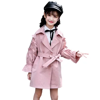 

Jacket For Girls Dot Pattern Jacket For Girl Full Length Jacket For Children Spring Autumn Costume For Girls 6 8 10 12 14 Year