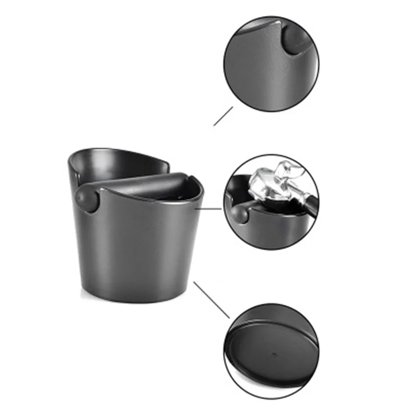 Small Coffee Knock Box Container Grind Slag Bucket Families Cafes Machine Parts
