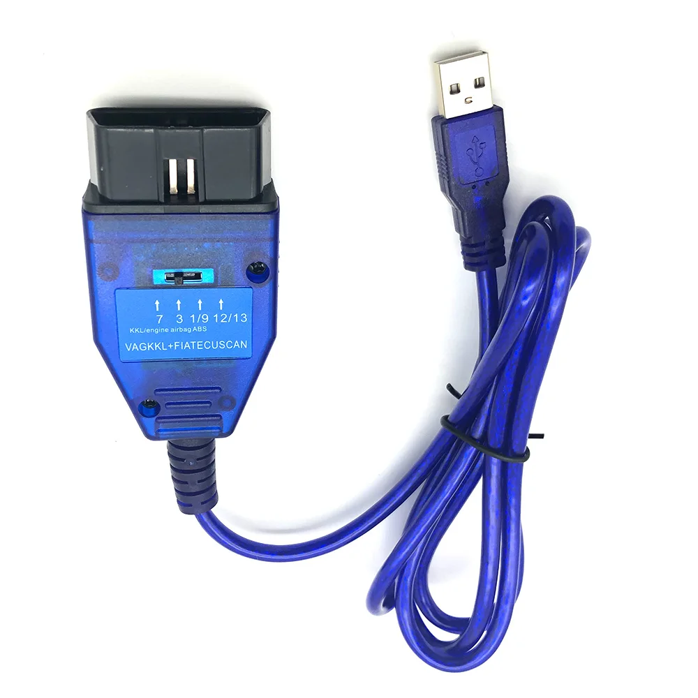 USB кабель KKL FT232RL чип VAG COM 409 1 OBD2 OBDII диагностический сканер для VW Audi Seat Skoda|ПО| |