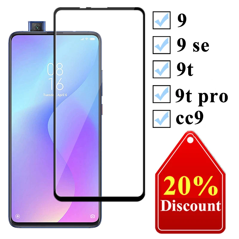 9D закаленное стекло с полным клеем для xiaomi mi 9 t защита экрана xiomi xaomi pro 9se mi9 se 9x mi9t