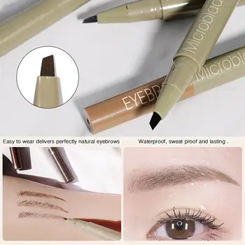 

Hot sale blade-shaped sketching liquid 3D eyebrow pencil waterproof cream quick-drying styling natural eyebrow P1V7