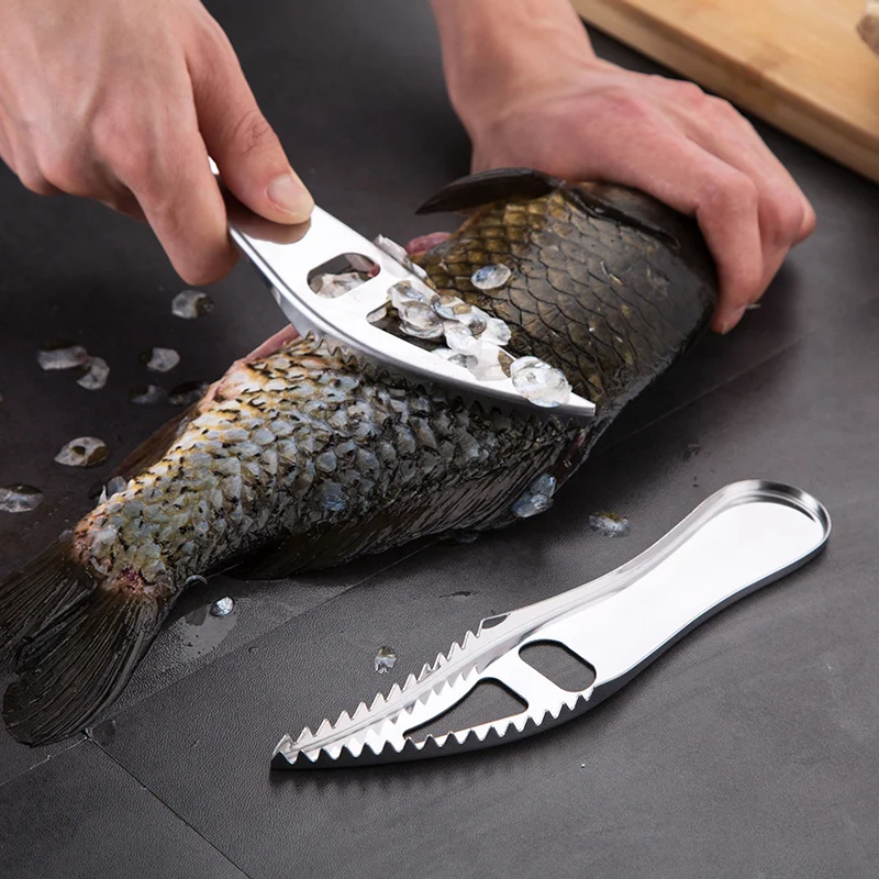 Stainless Steel Portable fish scaler tool Fish scales skin remover