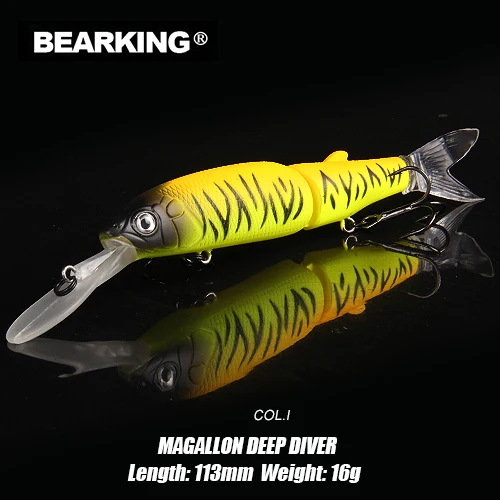 BEARKING 113 мм 16 г, 113 мм 13,7 г, 88 мм 7,2 г новые рыболовные приманки magallon family minnow crank горячая модель приманки - Цвет: Magallon-DEEP-I