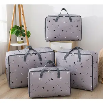 

2020 New Fashion Foldable Storage Bag Clothes Blanket Quilt Closet Sweater Organizer Box Pouch