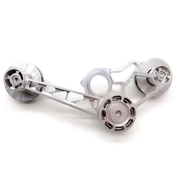 

2 6 Speeds Adjuster Guide Stable Fastener Bicycle Chain Tensioner Wear Resistant Aluminium Alloy Cycling Durable For Brompton