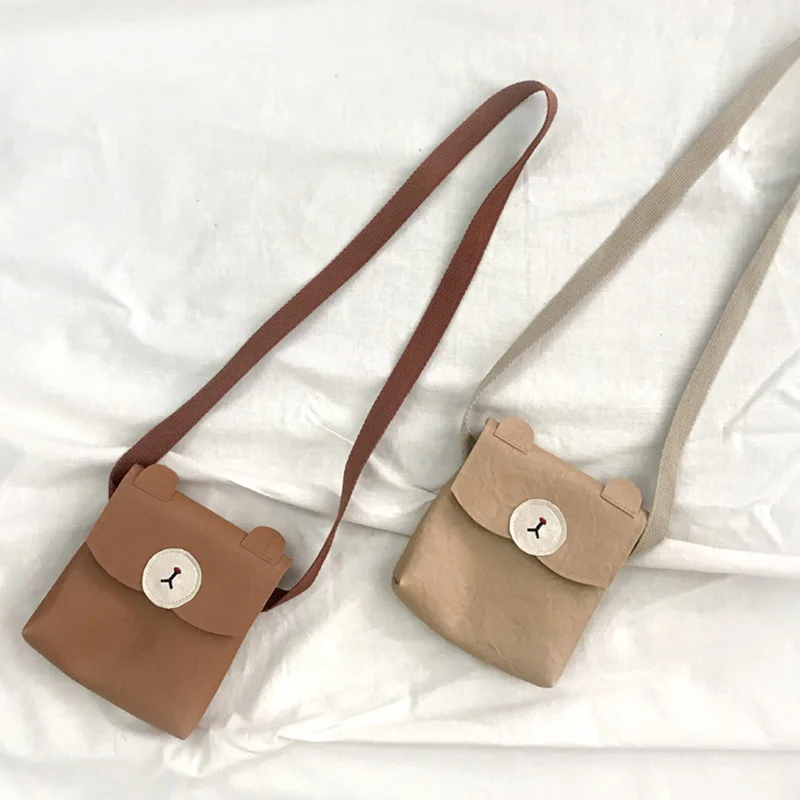 Baby Girls Boys Bear Coin Bags Kids Cute Bunny Fox Messenger Bags Shoulder Bag