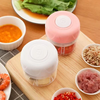 

Multifunction Mini Food Chopper High Speedy Design Garlic Vegetable Fruit Shredder Electric Meat Grinder Chopper Garlic Cutter