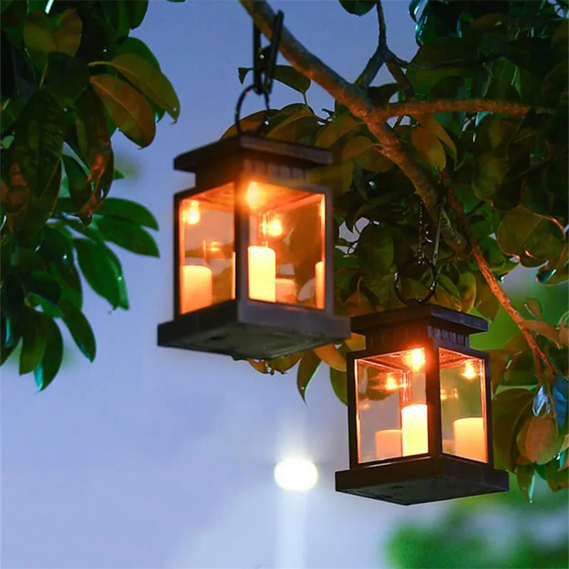 LED Solar Candle Light Garden Landscape Decoration Outdoor Camping IP44 Waterproof Night NI-MH Battery Polysilicon Plate | Лампы и