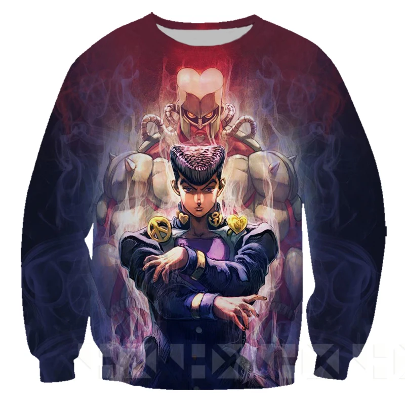 JoJo Необычные Приключения Футболка Мужская/Женская 3D печать аниме