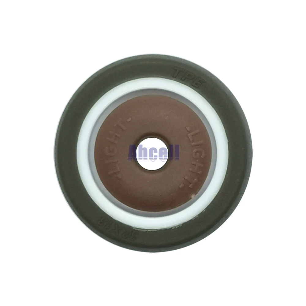 4pcs 32mm 1.25 inch TPE Rubber Roller Wheel No Steel Frame For Caster with Mute Ball Bearing Ahcell Light Duty Capacity |