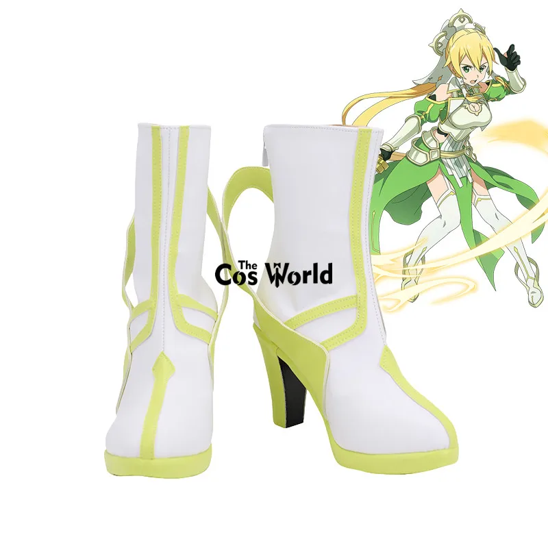 

Sword Art Online Alicization War of Underworld Kirigaya Suguha Anime Customize Cosplay High Heels Shoes Boots