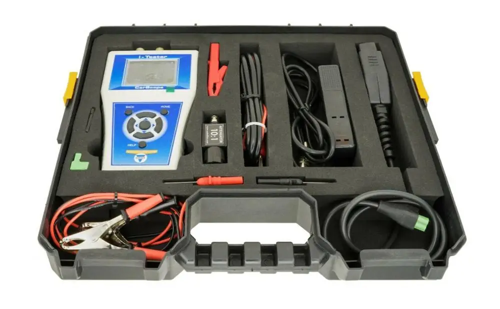 

CarScope i-Tester Master Kit engine analyser multi-function tool used with both gasoline and diesel-powered vehicles
