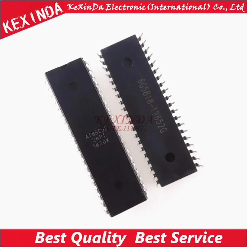 Free shipping 10pcs/lot AT89C52-24PI AT89C52 MCU 8BIT 8KB FLASH DIP-40 | Электронные компоненты и принадлежности