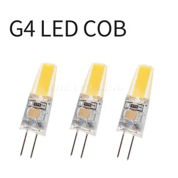 

10pcs Dimmable COB G4 Bulb LED 6W 10W AC 220V ACDC 12V LED Lamp Crystal LED Light Lampadine Lampara Ampoule LED Bulb G4 Zarovka