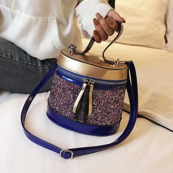 

New Sequin Bead Handbag Women Crossbody Bags 2020 New Patent Leather Ladies Messenger Shoulder bag Female Purse Luxury Designer