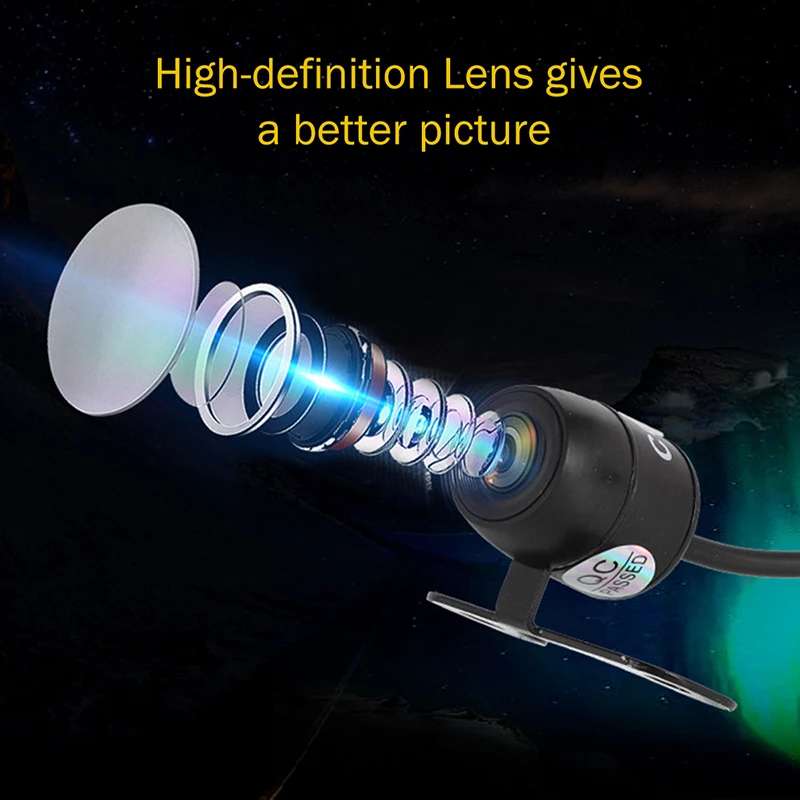 Rear view reversing camera car external reversing imageNew HD Night Vision Car Rear View Camera Waterproof