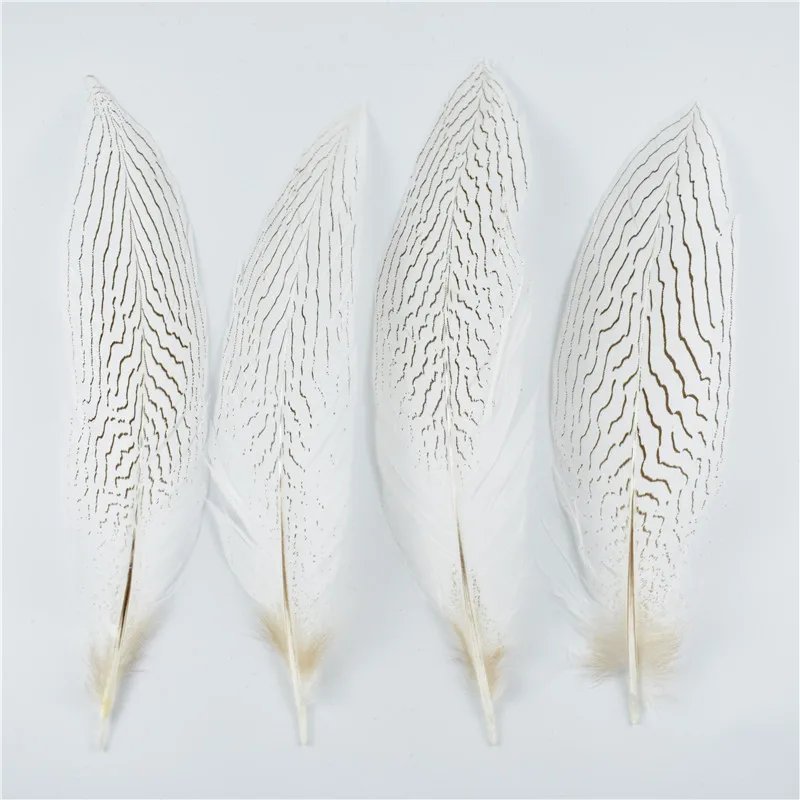 Plumas De Faisán Naturales - 10 Unidades De 25-30 Cm Para Manualidades, Disfraces Y Decoración