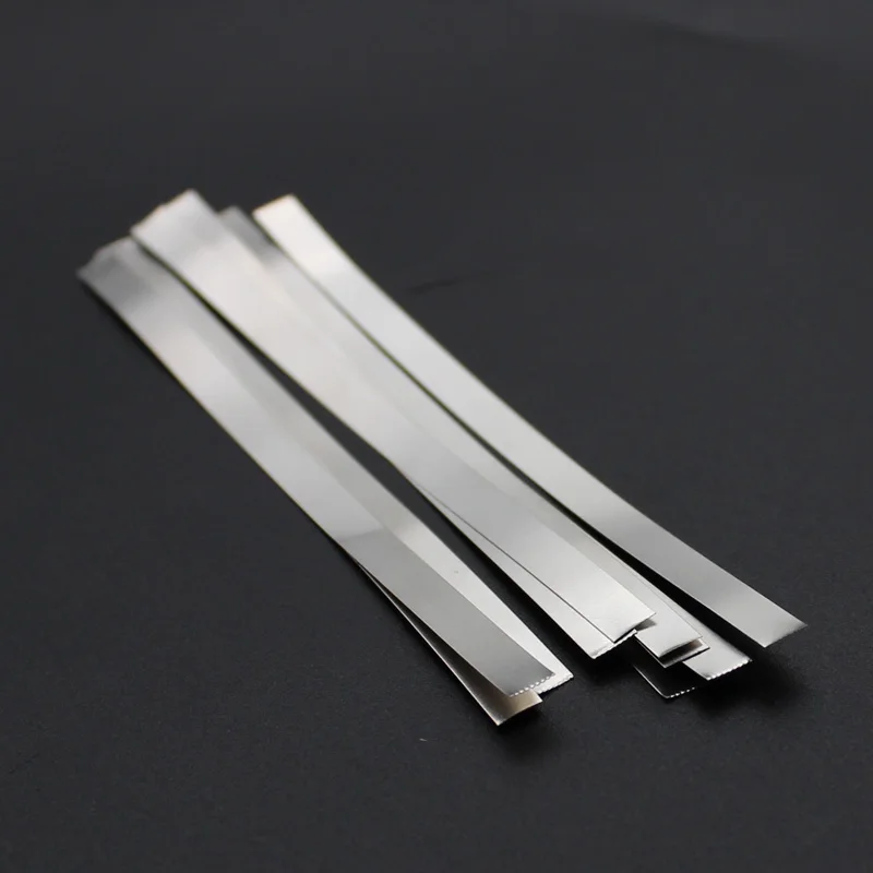 

5pcs 0.08mm x 25mm x 150mm 99.99% Pure Nickel Plate Anode Electroplating Sheet
