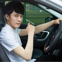 Однотонные цвета, 1 пара, для верховой езды, охлаждающие, спортивные, спортивные, защитные рукава, защита от солнца, УФ-покрытие