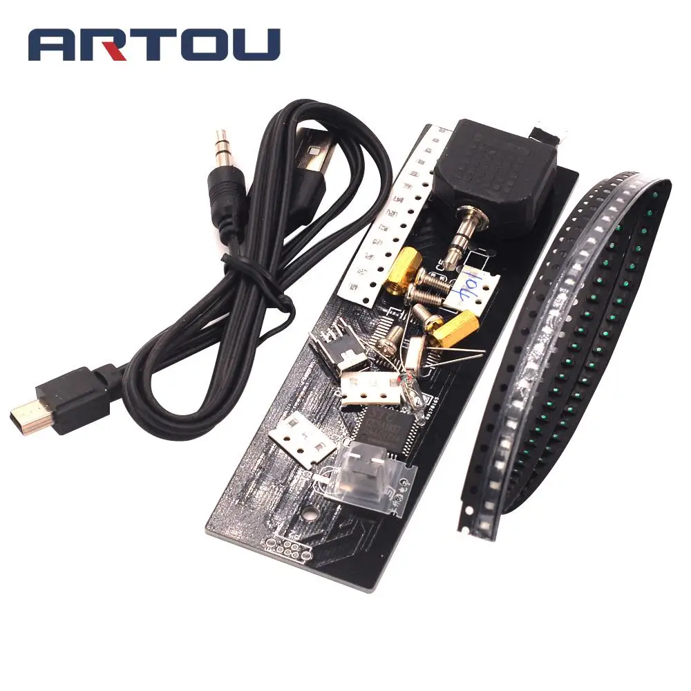 SCM светодиодный музыкальный спектральный дисплей набор для производства SMD