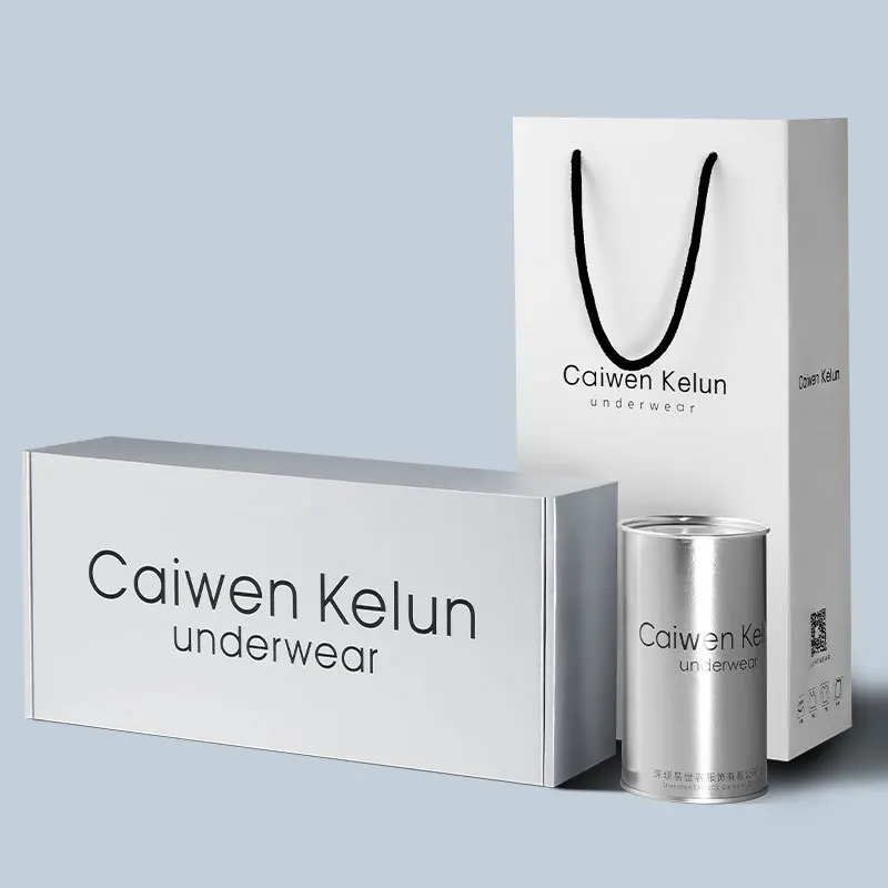 Men Underwear Pure cotton Triangle shorts head Sexy Breather Cool Underpants Comfortable Soft Men's Panties 4pcs Gift Box