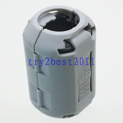 

DHL/EMS 20 Sets TDK ZCAT 2436-1330 RFI EMI Cable Filter Ferrite Core Clip On 13mm Cable Grey -C1