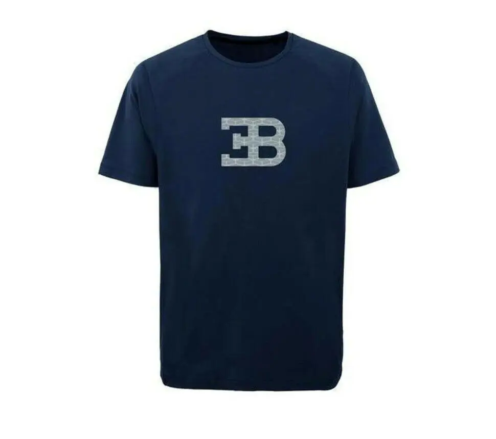 Футболка с логотипом Bugatti EB (синяя) Футболка с логотипом Bugatti EB (синяя)