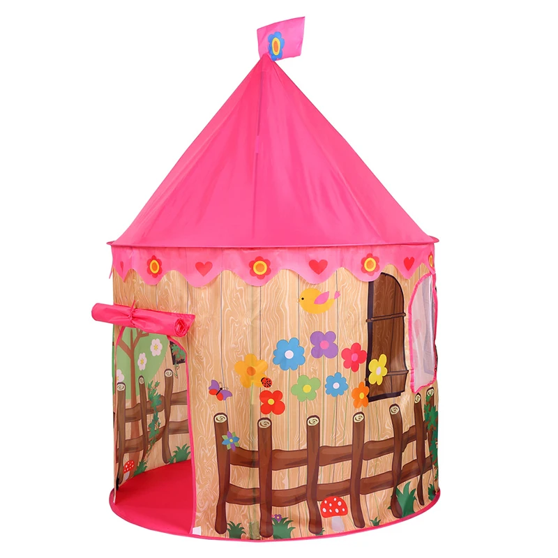 Складная детская игровая палатка детский бассейн с шариками палатки для детей Крытый розовый детский игровой дом под тентом Игрушка палатки девочка мяч игрушечные палатки