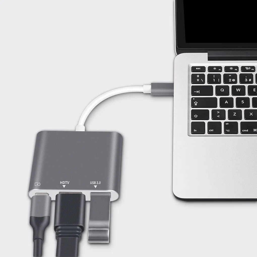 

HDMI USB C Hub Type-C To to Multi USB 3.0 Hub HDMI Converter Adapter Dock for MacBook/Pro USB C Splitter Port Adapter