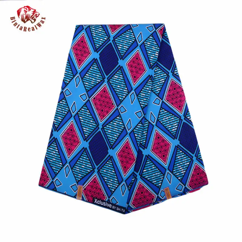 Скидка полиэстер воск принты ткань Анкара бинта реальные воск высокое качество 6 ярдов африканская ткань для вечерние платье pl934