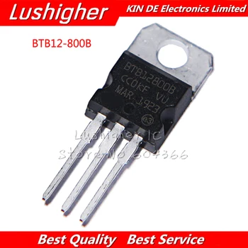 

5pcs BTB12-800 BTB12-800B TO220 BTB12-800 BTB12 12A 800V TO-220