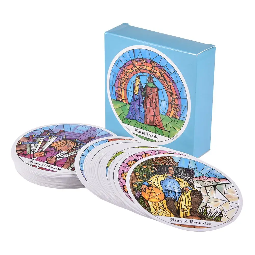 78 карт Tarot Of The Cloisters карты настольная игра 1993 круглые карты игральные карты колода игры развлечения Вечерние игры