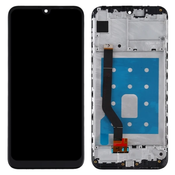 LCD Touch Screen and Digitizer Full Assembly with Frame for Huawei Y7 Pro (2019) Mobile Phone LCD Display Replacement Parts