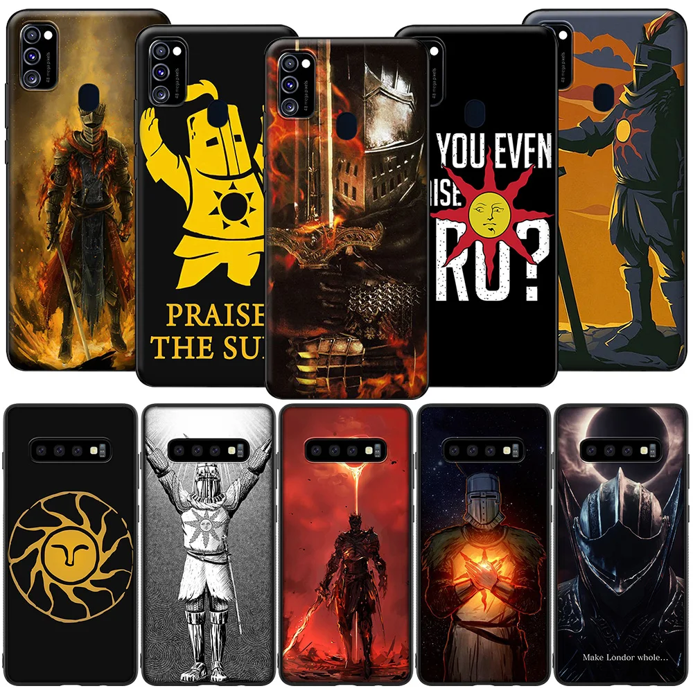 مقشر نيتروجينا GX184 Praise the Sun Dark Souls Case for Samsung A02 A03S A12 A22 ... coque iphone xs Praise the Sun Dark Souls