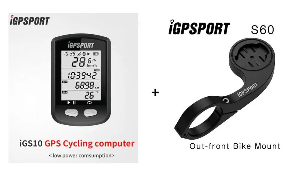 I gps порт IGS10 Mtb велосипедный компьютер gps Водонепроницаемый IPX6 ANT+ беспроводной Велосипедный спидометр велосипед цифровой секундомер аксессуары - Цвет: set 2